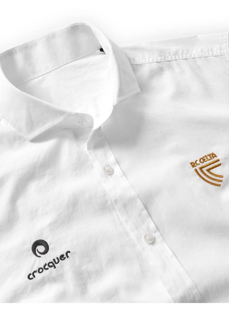 Camisa sport oficial blanca Centenario RCCelta